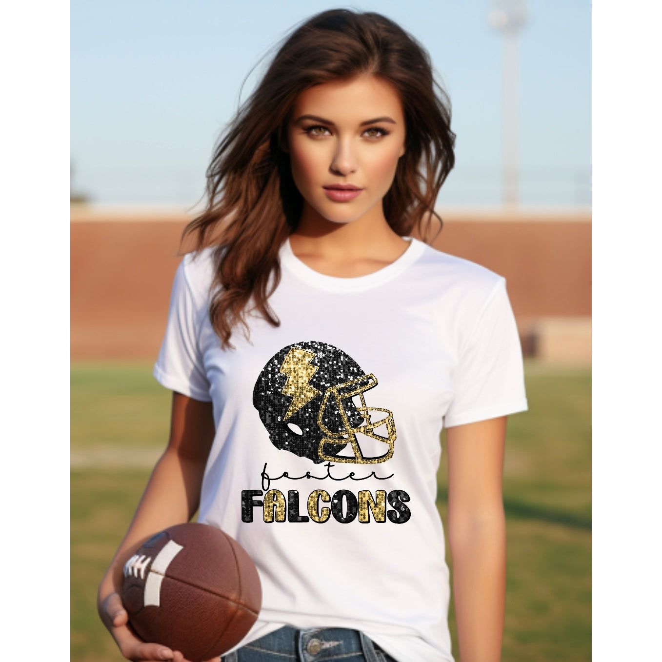 Foster Falcons Football T-Shirt or Crewneck