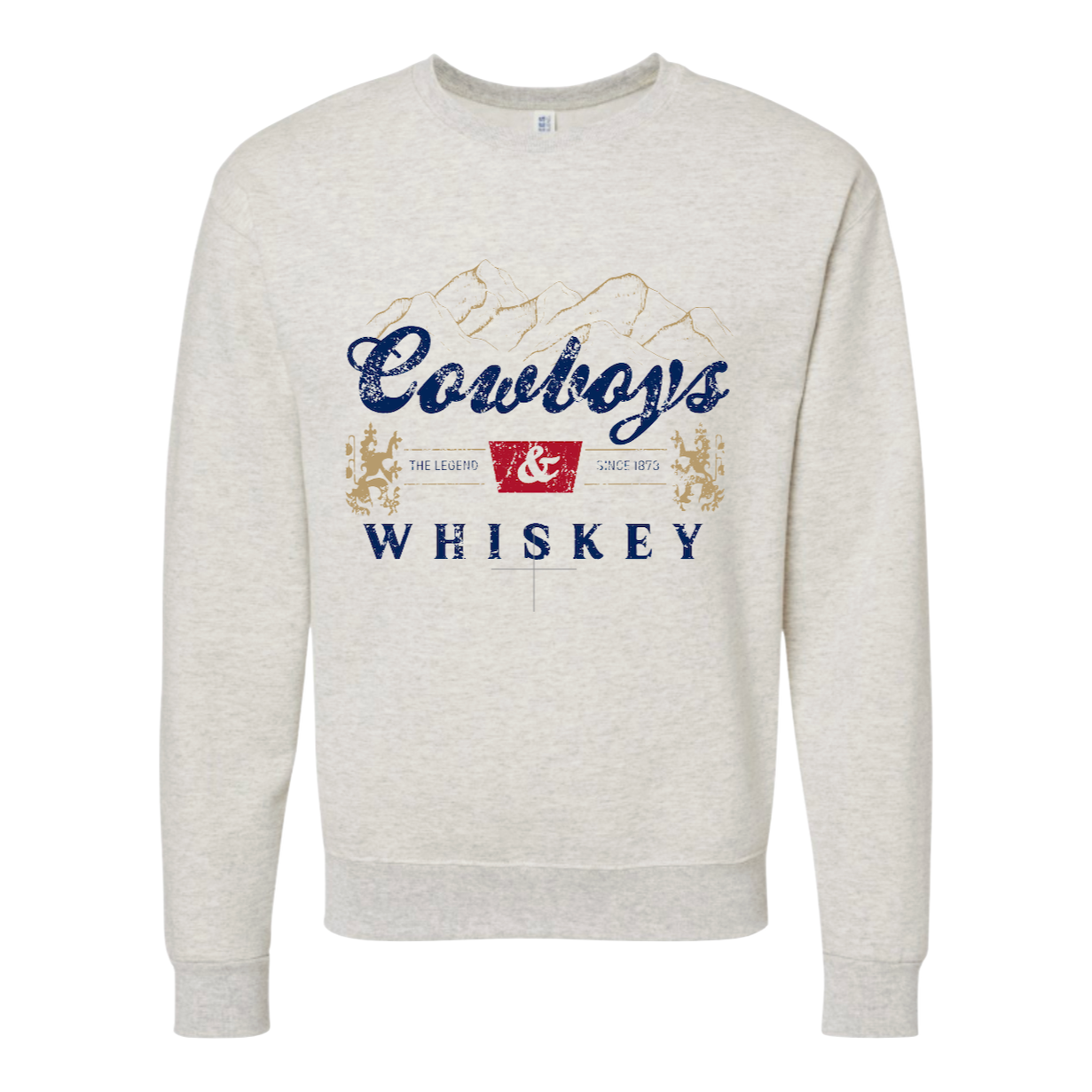 Cowboys & Whiskey Crewneck